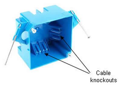 plastic or steel electrical box|wiring plastic electrical box knockouts.